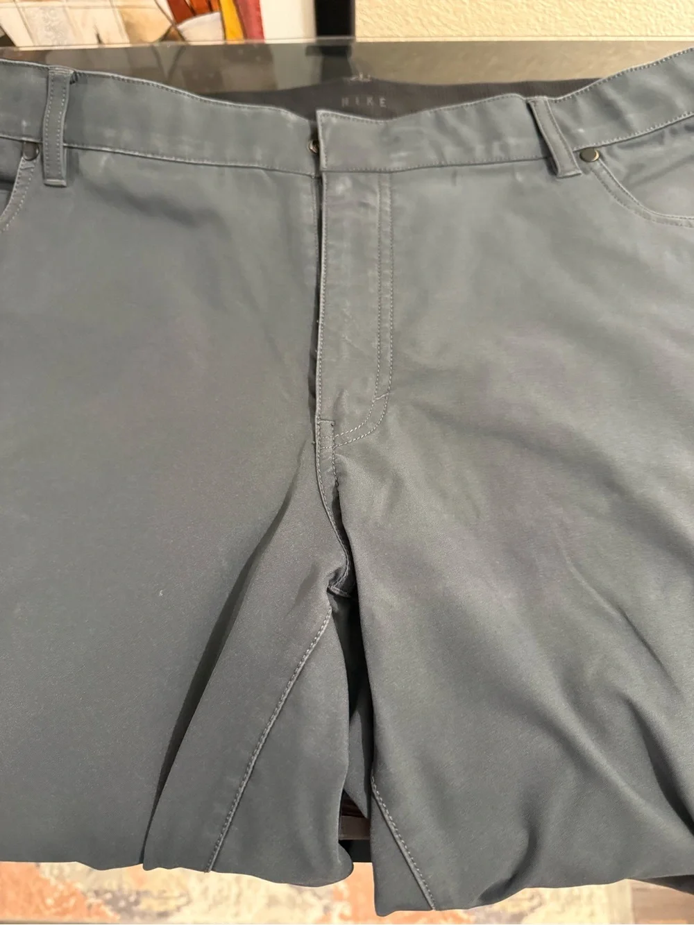 Nike Men's Charcoal Gray Stretch Chino Pants